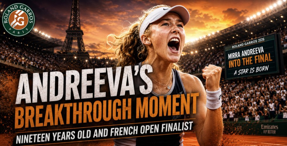 Mirra Andreeva Becomes French Open Finalist At Nineteen