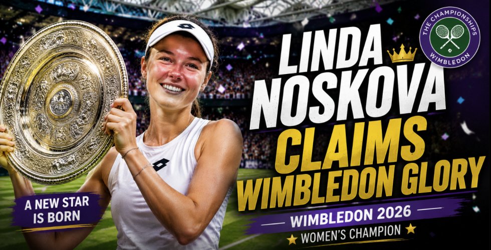 Linda Noskova Claims Historic Wimbledon Crown