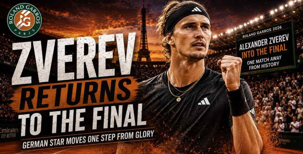 Alexander Zverev Reaches Another Roland Garros Final